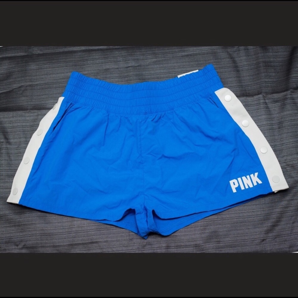 VICTORIA SECRET | PINK | BLUE SHORTS SIZE S